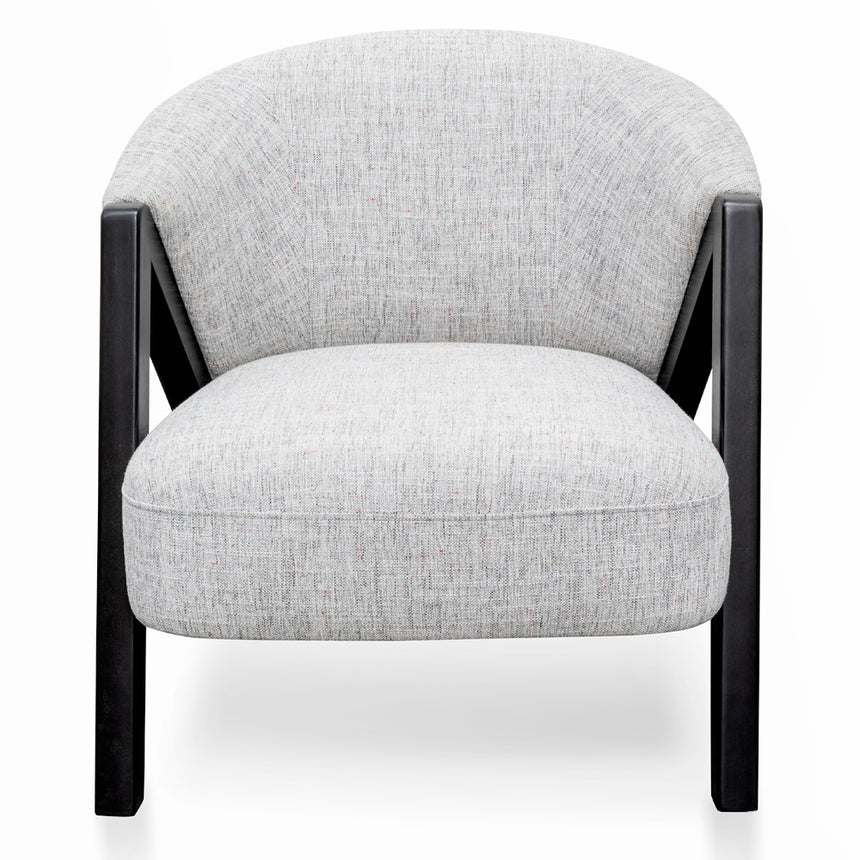 Armchair - Light Spec Grey - Black Oak - View 4