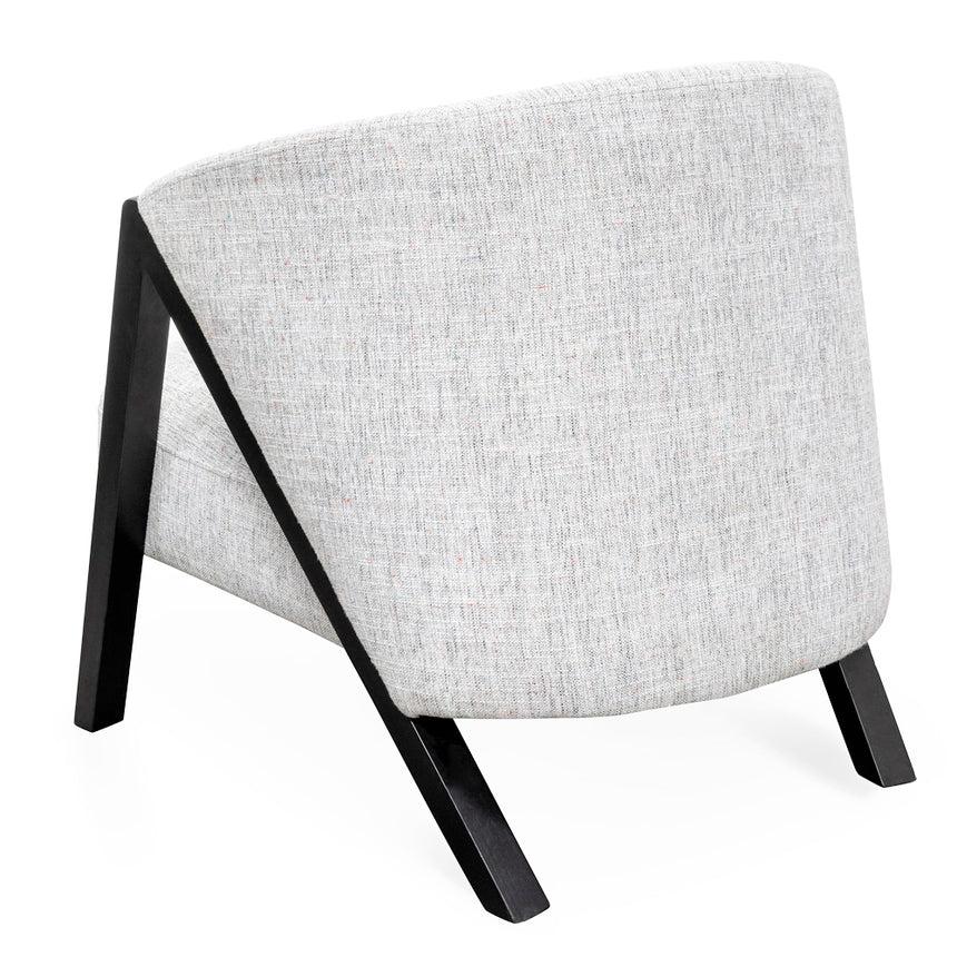 Armchair - Light Spec Grey - Black Oak - View 3