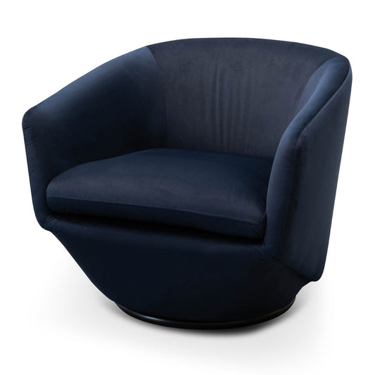 CLC2534-KSO Swivel Lounge Chair - Navy Velvet