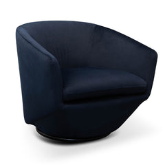 CLC2534-KSO Swivel Lounge Chair - Navy Velvet