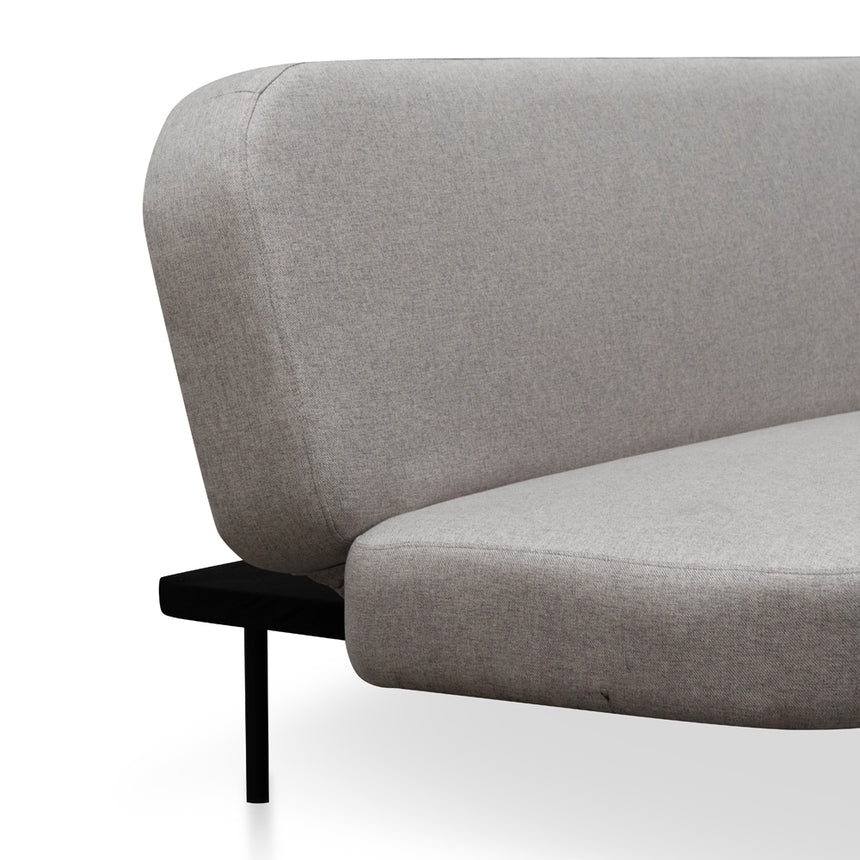 3 Seater Sofa Bed - Light Grey - View 9