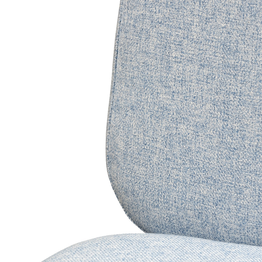 3 Seater Sofa Bed - Light Blue - View 12