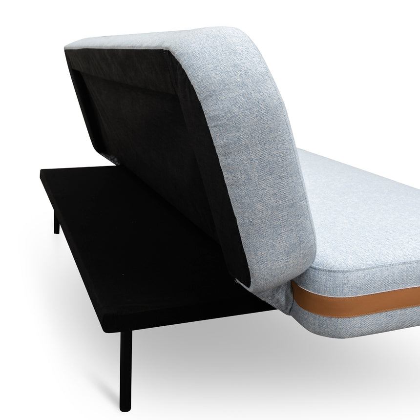 3 Seater Sofa Bed - Light Blue - View 9
