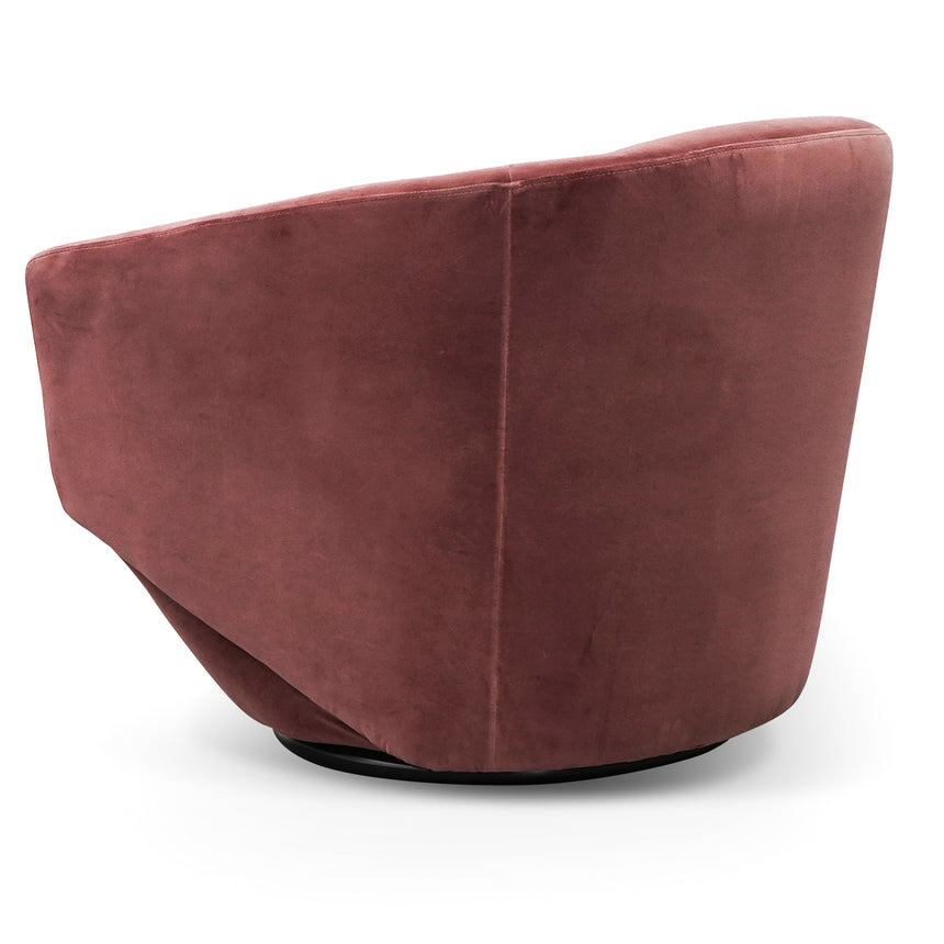Swivel Lounge Chair - Blood Orange - View 2