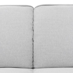 CLC6092-KSO 2 Seater Fabric Sofa - Light Texture Grey