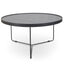 Ccf391L-Bb 90CM Round Coffee Table | Black Oak Top | Myka Home