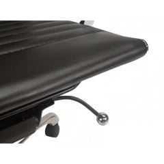 COC216 Leather Office Chair - Black