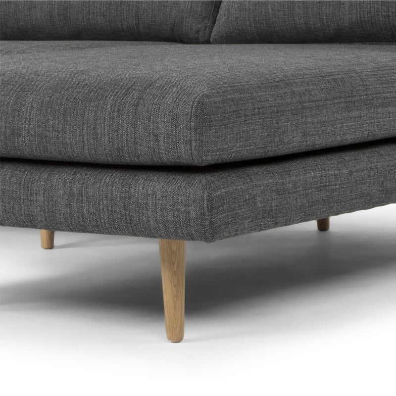 3 Seater With Right Chaise - Metal Grey - View 6