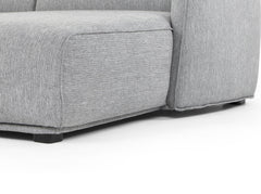 CLC2871-FA 3 Seater Right Chaise Sofa - Graphite Grey