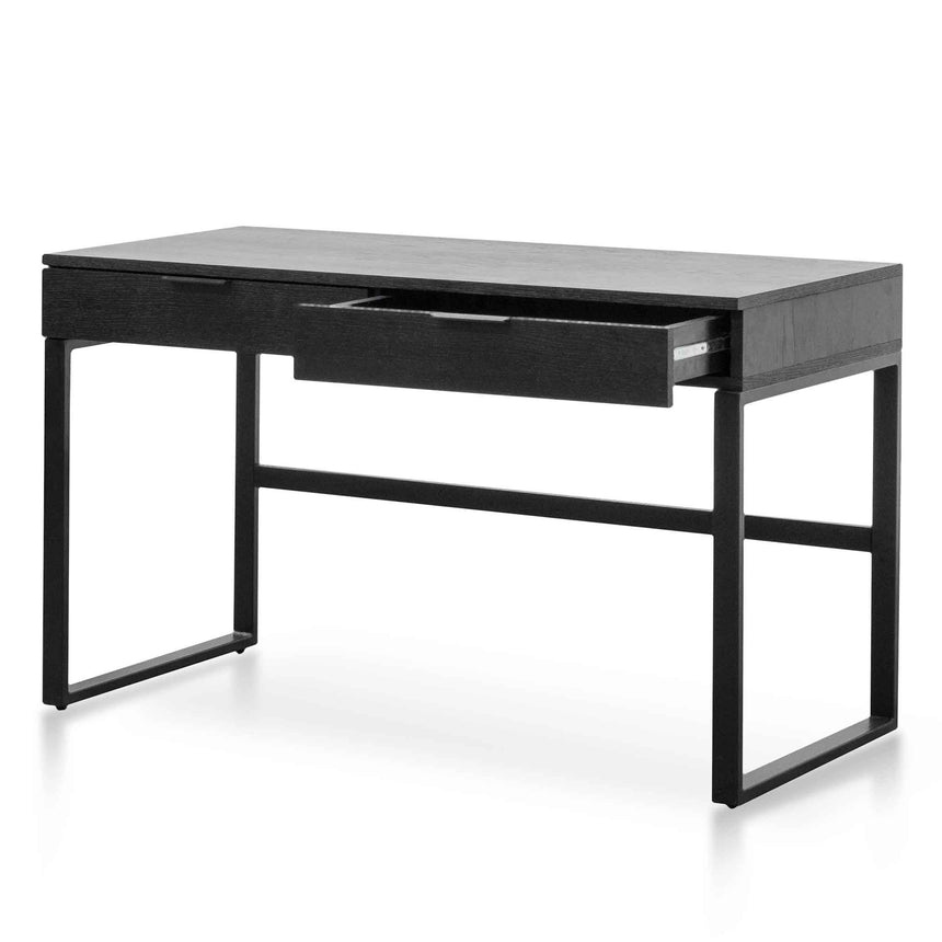 120cm Home Office Desk | Black | Myka Home - View 4