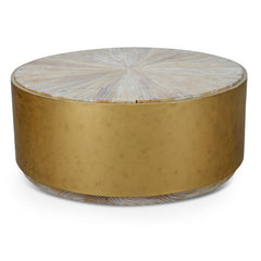 Ex Display - CCF1085-NI 1m Round Elm Coffee Table