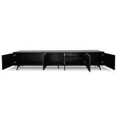 CTV108-BB 2.4m Entertainment TV Unit - Black Oak