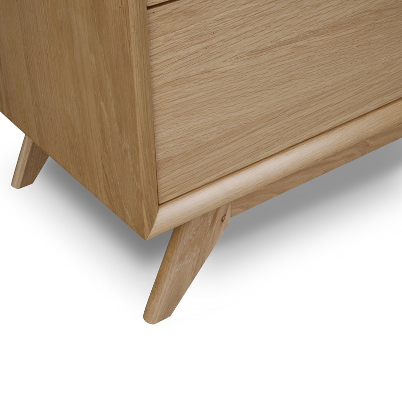 6 Drawer Wide Chest - Natural - View 4