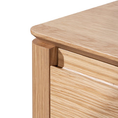 CTV6201-CN TV Entertainment Unit with Middle Drawer - Natural Oak