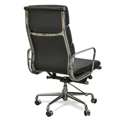 COC104 High Back Office Chair - Black Leather