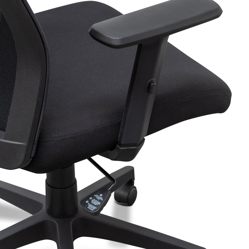 Mesh Office Chair | Black | Myka Home - View 4