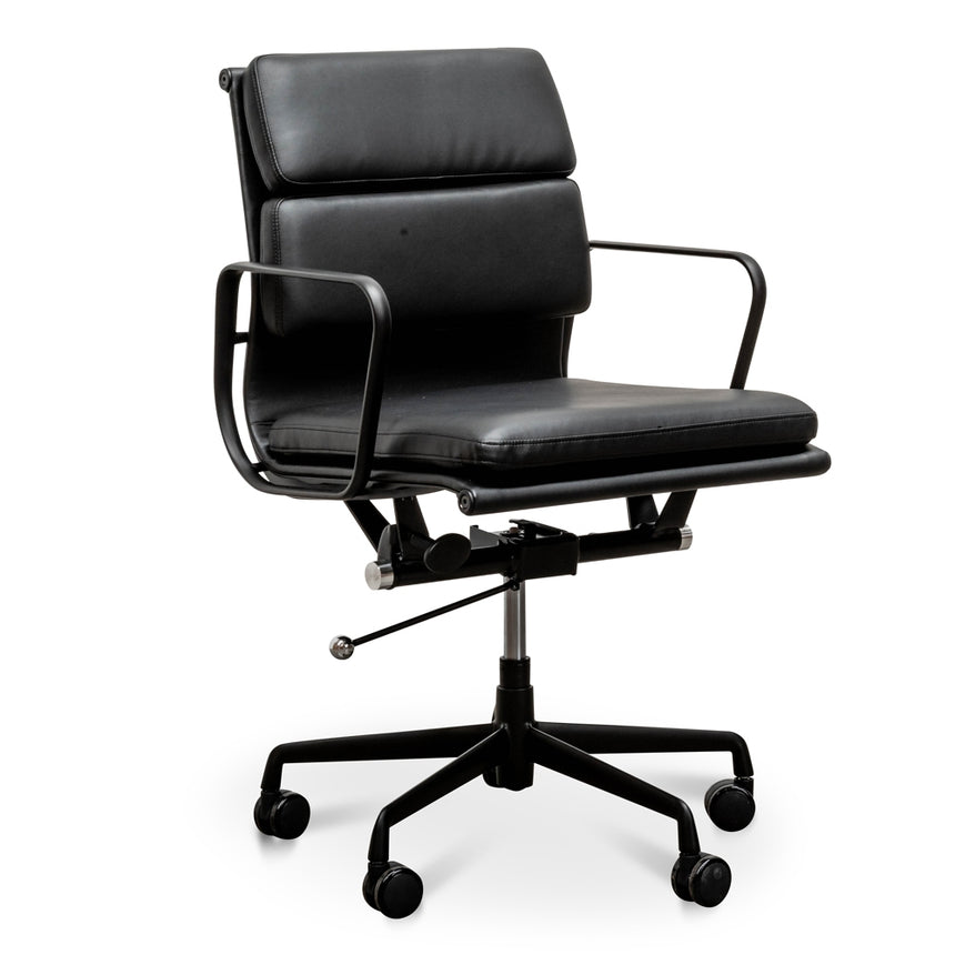Low Back Office Chair | Full Black | Myka Home - View 6