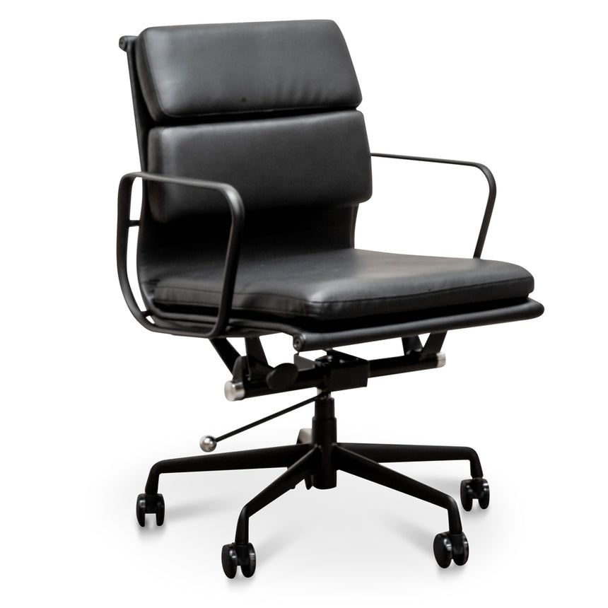Low Back Office Chair | Full Black | Myka Home - View 7