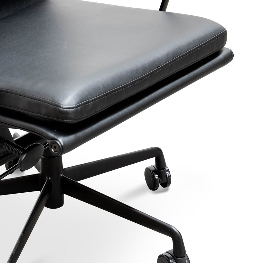 Low Back Office Chair | Full Black | Myka Home - View 9