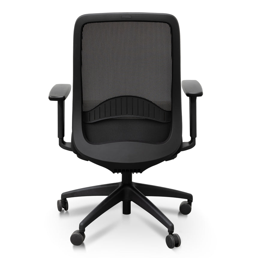 Mesh Ergonomic Office Chair | Black | Myka Home - View 4