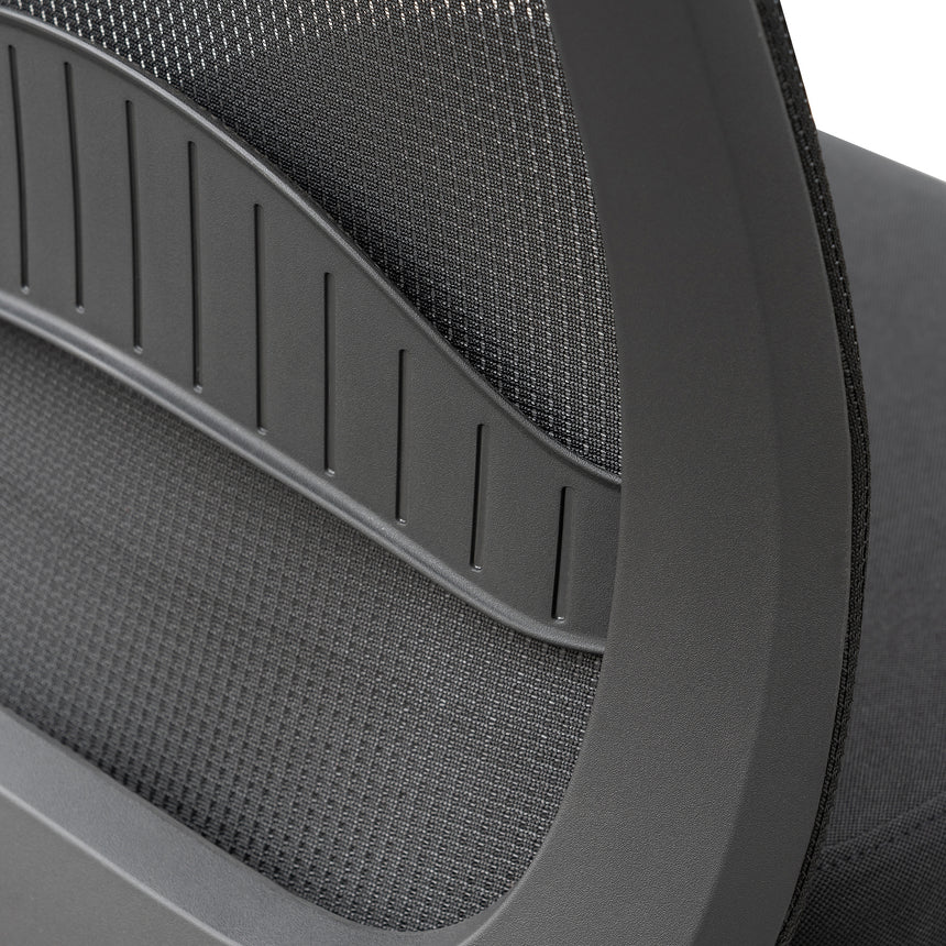 Mesh Ergonomic Office Chair | Black | Myka Home - View 8