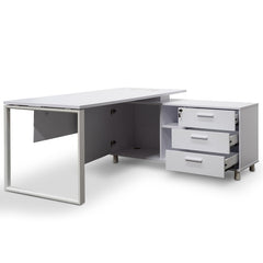 COT2347-SN 180cm Executive Office Desk Right Return - White