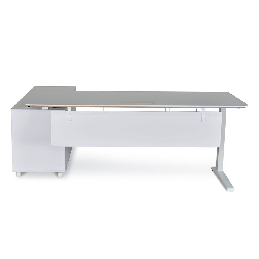 Ex Display - COT396 Executive Office Desk White - Right Return - View 4