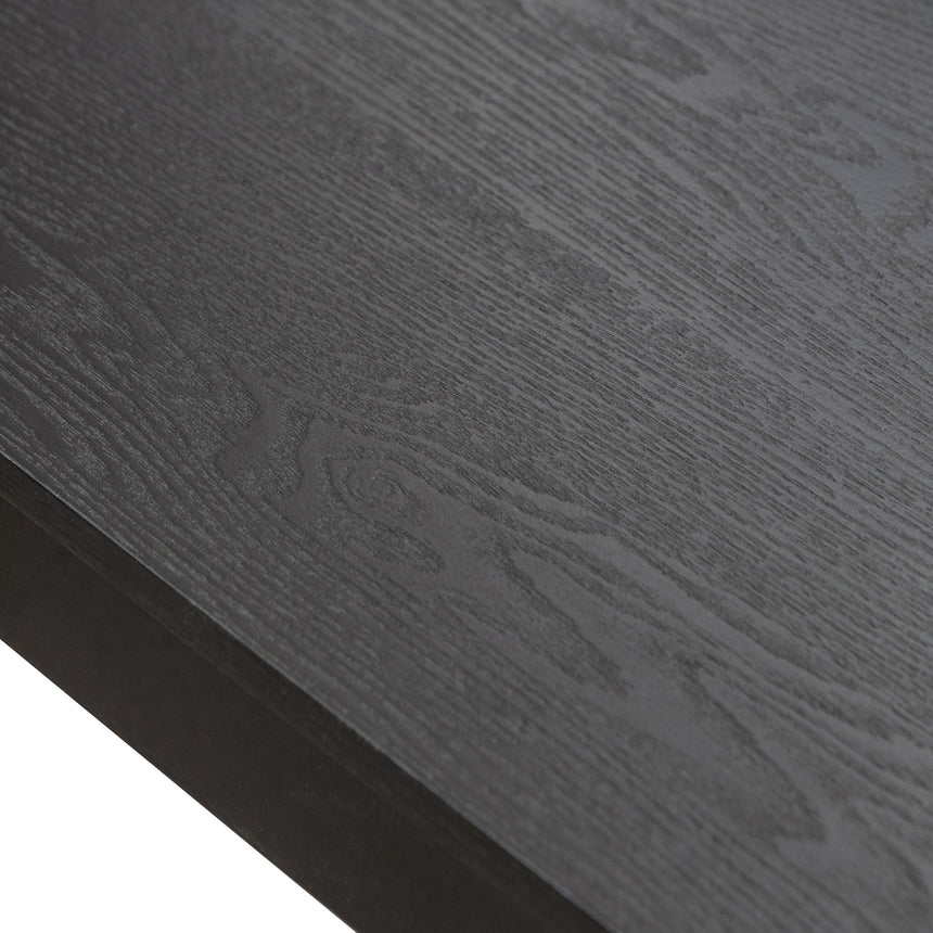 Wooden Home Office Desk | Black | Myka Home - View 10