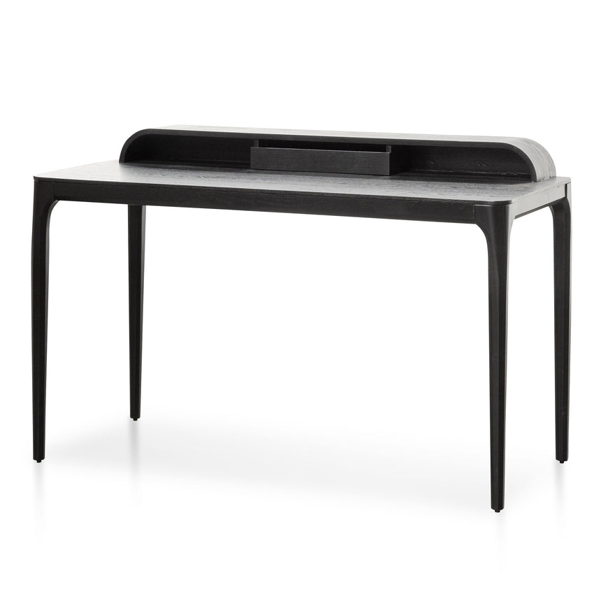 Wooden Home Office Desk | Black | Myka Home
