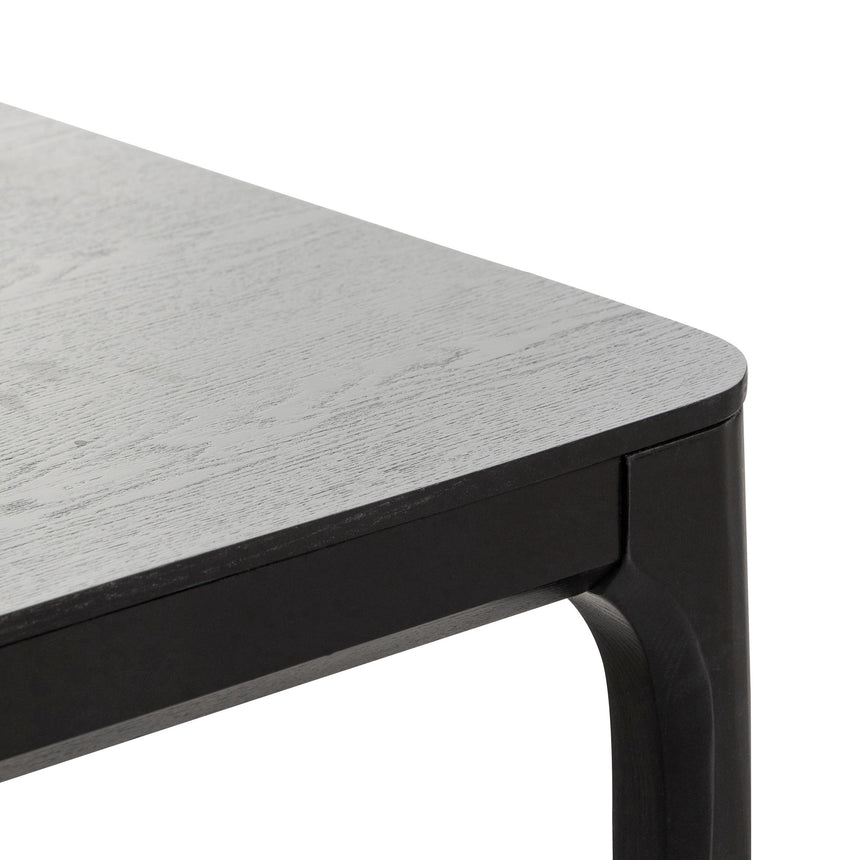 Wooden Home Office Desk | Black | Myka Home - View 6