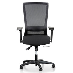 High Back Mesh Office Chair | Black | Myka Home