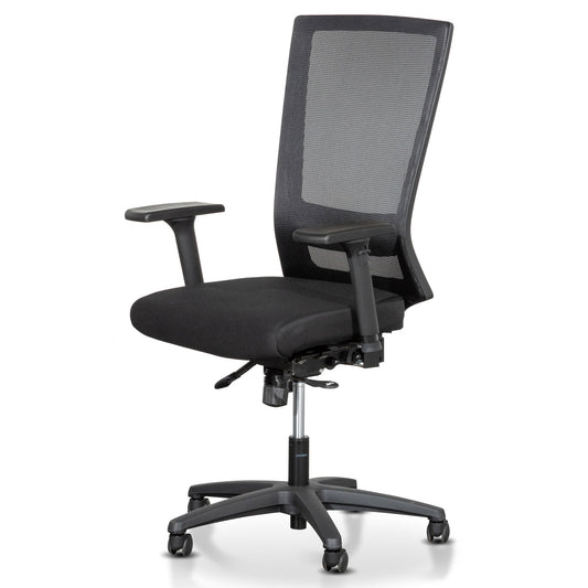High Back Mesh Office Chair | Black | Myka Home
