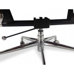 COC103 Low Back Office Chair - Black Leather