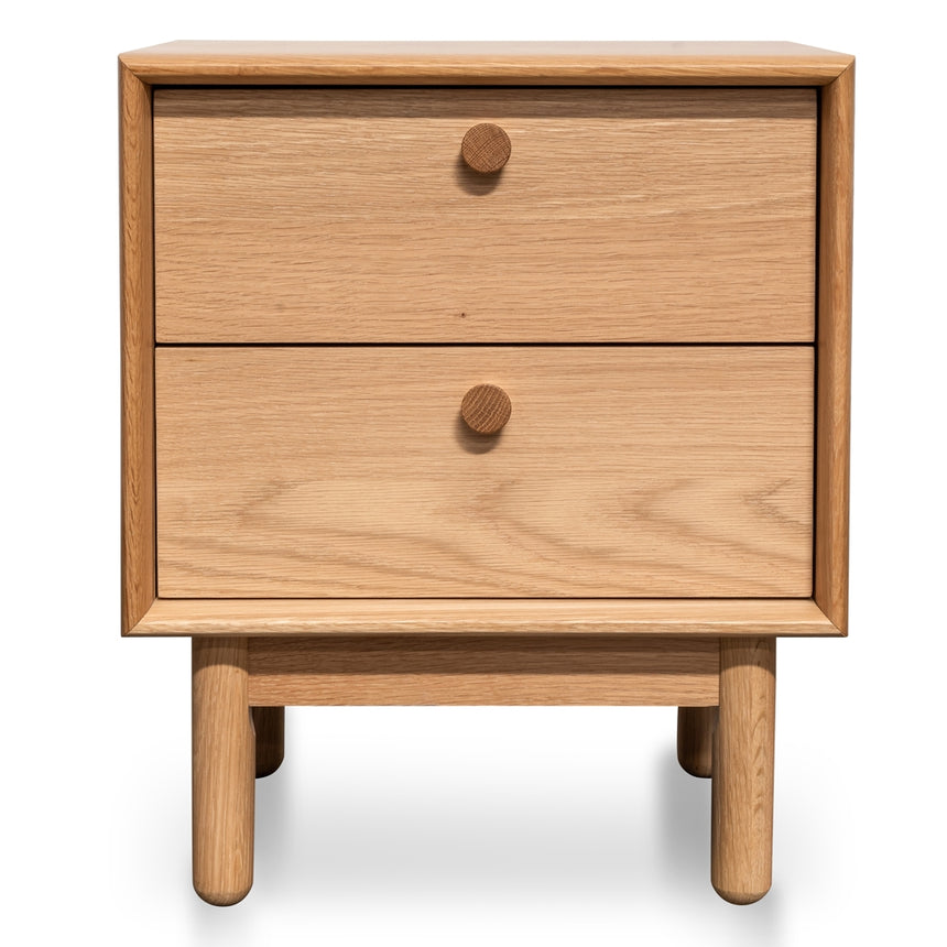 2 Drawer Side Table | Oak | Myka Home - View 4