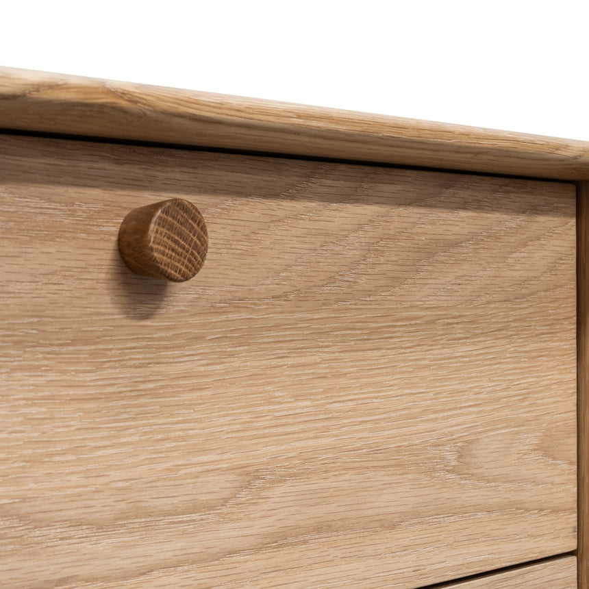2 Drawer Side Table | Oak | Myka Home - View 9