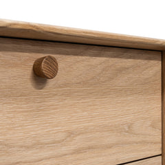 CST2324-VN 2 Drawer Side Table - Oak