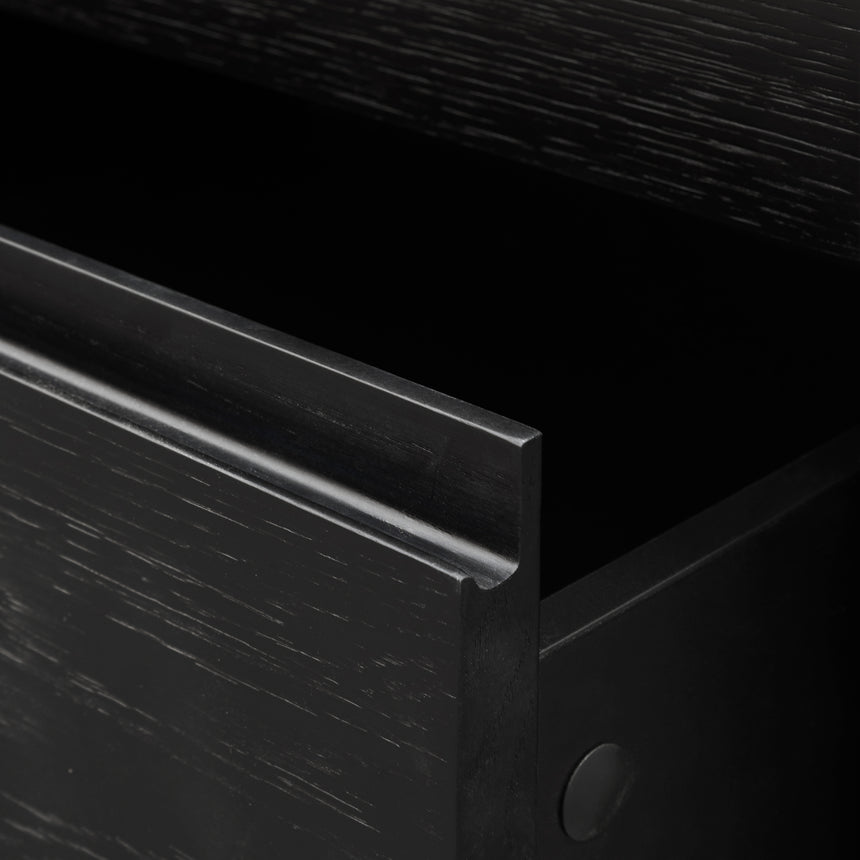 Bedside Table | Black Oak Veneer | Myka Home - View 11