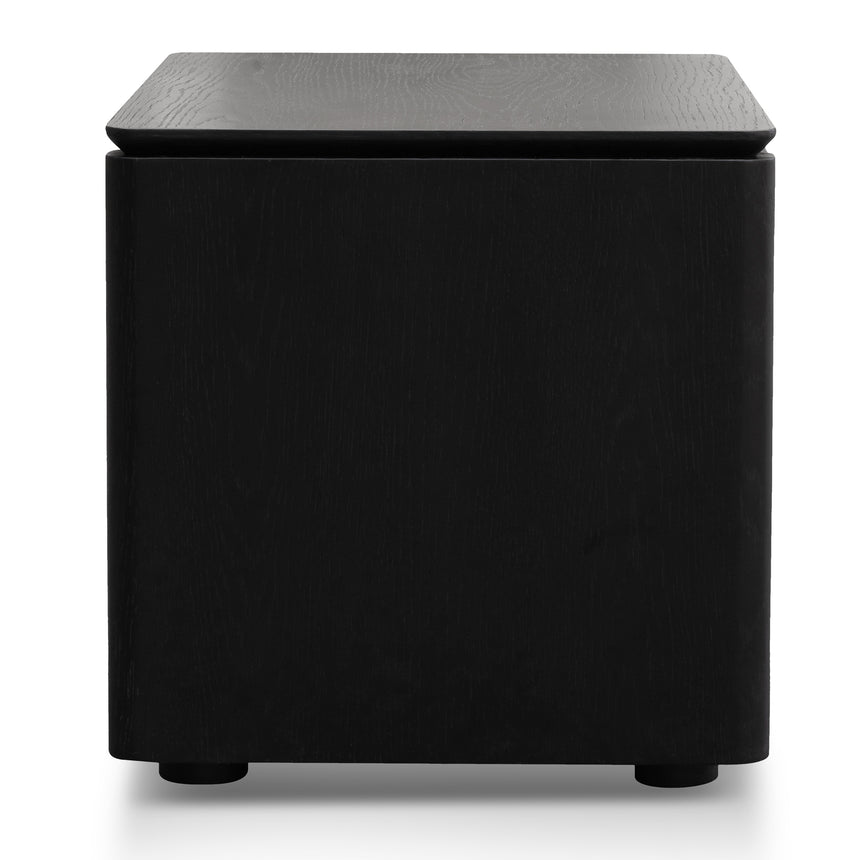 Bedside Table | Black Oak Veneer | Myka Home - View 6