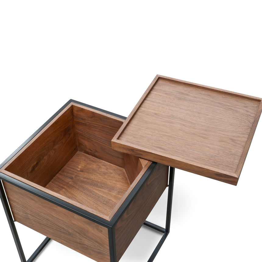 CST312WAL-IG Oak Side Table - Walnut - View 6
