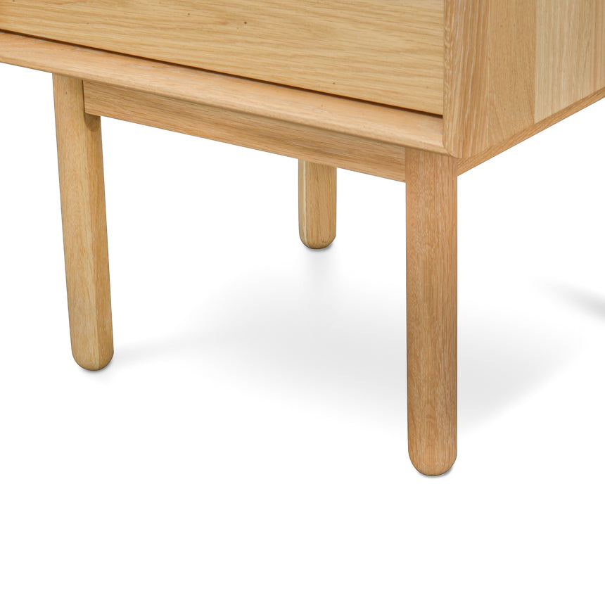 Lamp Side Table with Drawer | Natural | Myka Home - View 5