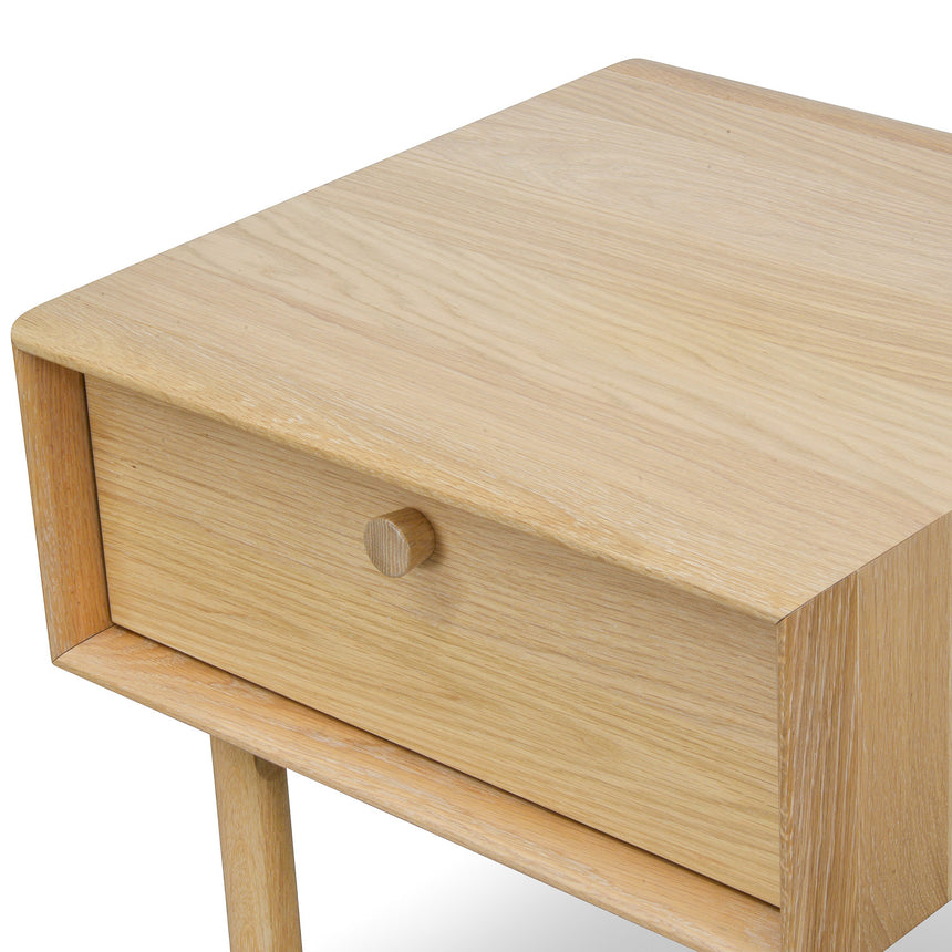 Lamp Side Table with Drawer | Natural | Myka Home - View 6