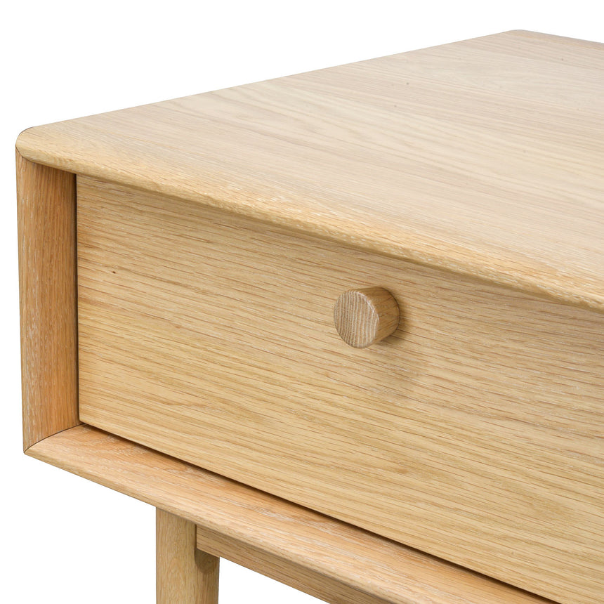 Lamp Side Table with Drawer | Natural | Myka Home - View 7