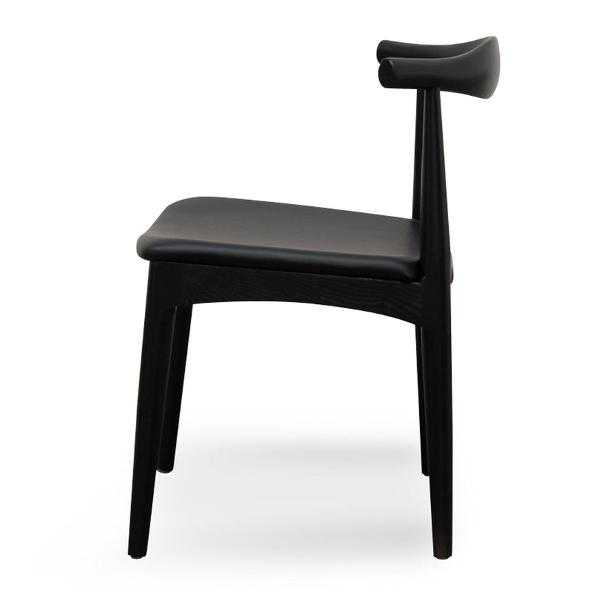 Elbow Dining Chair - Black (Set of 2) - View 6