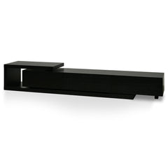 Lowline 2.4-3.07m Entertainment TV Unit | Full Black | Myka Home