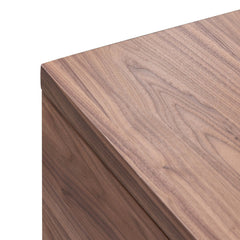 Ex Display - CTV2610-BB Lowline 2.1m Entertainment TV Unit In Walnut - Timber Legs