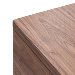 Lowline 2.1m Entertainment TV Unit In Walnut | Timber Legs | Myka Home