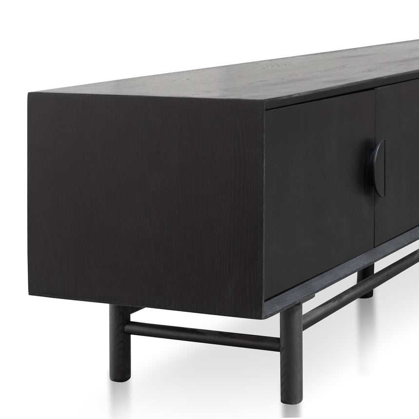 2.1m Entertainment TV Unit | Black | Myka Home - View 9