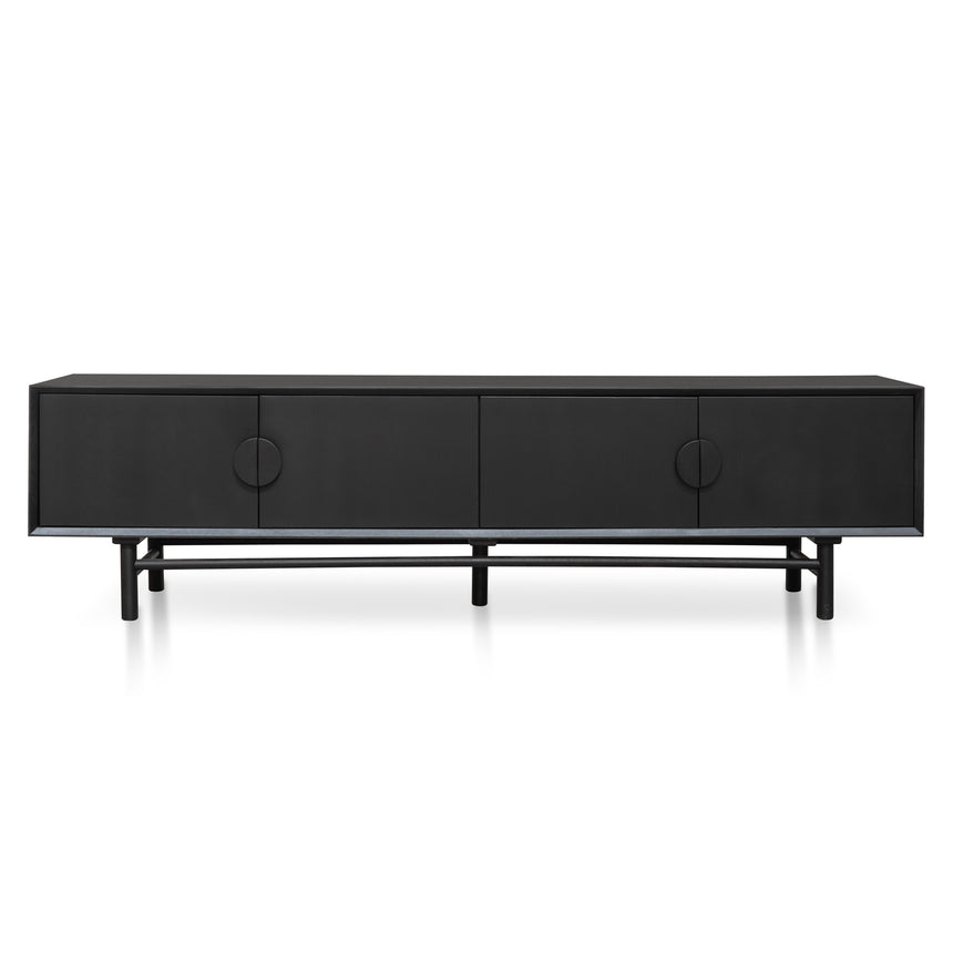 2.1m Entertainment TV Unit | Black | Myka Home - View 3