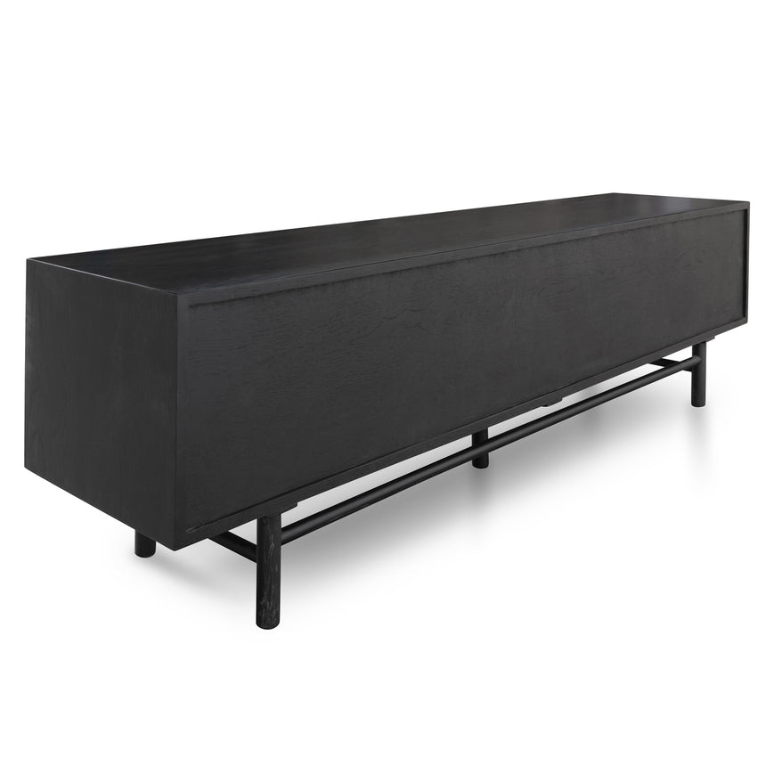 2.1m Entertainment TV Unit | Black | Myka Home - View 8
