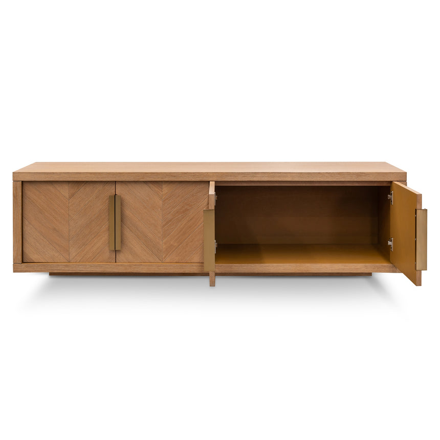 1.8m Entertainment TV Unit | Dusty Oak | Myka Home - View 3